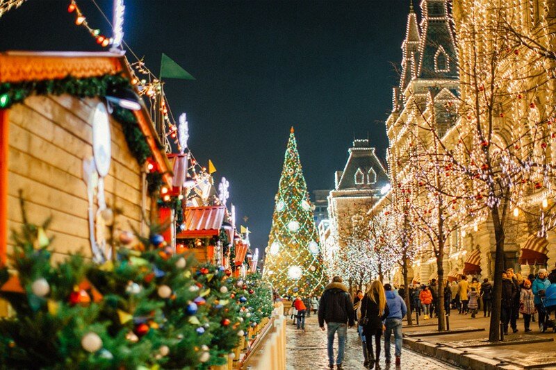 Новогодние огни Москвы + Москвариум на ВДНХ
